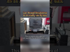 Mat d'isolation acoustique résistant à la chaleur, résistant à l'eau, résistant au mildiou, absorbant le son