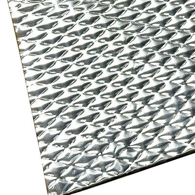 2mm damping / rhombic polished aluminum / vibration suppression / Automotive Sound And Heat Insulation