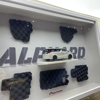 2.5mm automobile vibration reduction pad/glossy rhombus aluminum foil / Car Sound Deadening Mat