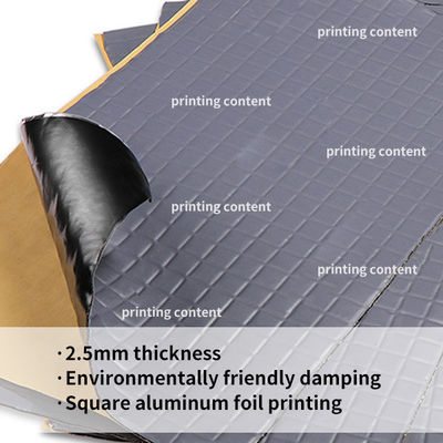 Bon prix 2.5mm automobile écologique tampon d'amortissement des vibrations / tapis d'isolation acoustique pour voiture en ligne